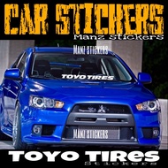 TOYO TIRES / CAR STICKER TOYOTIRES
