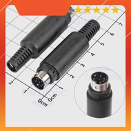 [3 Pieces]- Mini DIN Male Head 6 Pins Wire Connector IoT Maker 90 IoT Maker 90