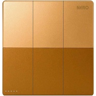 NERO Hotel Switch 3 Gang 2 Way Daytona Gold Z41632-G