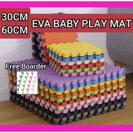 [FREE BORDER] EVA Comfortable & Baby Play Mat: 30CM 60CM