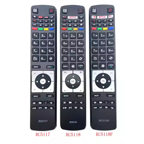 RC5118 RC5117 RC5118F TV remote control for Hitachi Telefunken Bush Sharp Finlux JVC 42FLHK242BHCDN 