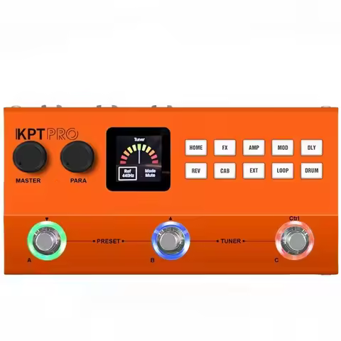 Yuimer KPT PRO Multi-Effects Processor Dual-Core DSP, XLR Output, 60 IRS & Rhythm Modes Rechargeable