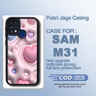 Latest Samsung M31 Case Cute Art Casing Samsung M31 Hardcase Softcase Glossy