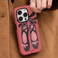 Women's Korean Version Characteristic Bow Shoes Film Compatible iPhone14 15 16 13 12 11 XS MAX PRO M