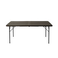 HOUZE 180cm/6ft HDPE Folding Table - Weathered Oak