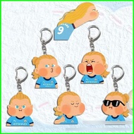 G2P Erling Haaland Keychain Pendant Durable For Backpacks Bag Charm & Keys Football Matches Souvenir