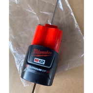 แบตเตอรี่ลิเธียม Milwaukee  M12 2.0Ah 2.5Ah 3.0Ah