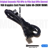 Original New 8Pin to Dual PCIe 2X 8Pin 6+2Pin VGA GPU Power Cable for SEASONIC PRIME GX-1000, GX-850
