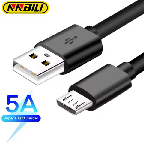 NNBILI Micro USB Cable 5A Fast Charging Wire Mobile Phone Micro USB Cable For Xiaomi Samsung Andriod