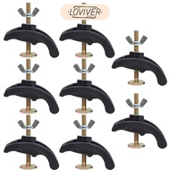 LOVIVER 8pcs CNC Engraving Machine Pressing Plate Clamp Router   Platform Accs