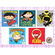 5pcs Chibby Superheroes Series DIY Paint By Numbers Small Size Number Painting (20x20cm)