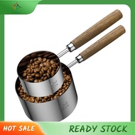 [luxiang.] Stainless Steel Dog Food Scoop with Two-Pack Measuring-Cup: 1CUP and 1/4CUP-Perfect for P