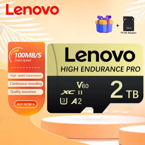 Lenovo 2TB High Speed Memory Card 512GB Micro TF SD Card 1TB Mini SD Card 128GB 256GB TF Card V90 Sp
