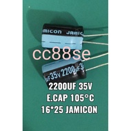 2200UF 35V ELECTROLYTIC CAPACITOR 16*25 JAMICON