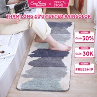 Furry Carpet, Tufted PainColor Sheepskin Doormat, Decorative Carpet for Bedroom, Living Room