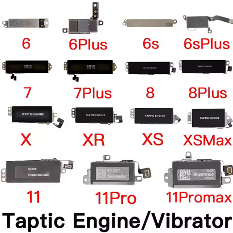 Taptic Engine For iPhone 6 6P 6S 6SP 7 8 Plus X XR XS Max 11 Pro Max Vibrator Motor Flex Cable Repla