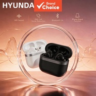 HYUNDAI T02Plus Headphones Earphones Bluetooth Earbuds Built In Phone Stand Wireless Long Battery Li