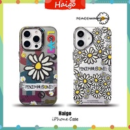 Hard Plastic Phone Case Plating GD PEACEMINUSONE suitable for iPhone 17 Air 16 16PRO 16PROMAX 15 15P