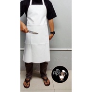 PUTIH Pvc Apron / Apron (Synthetic Leather) - White
