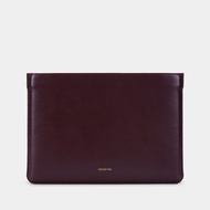 勃艮第紅皮革筆電保護套——適用於Air與Pro的高級MacBook保護殼