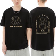Japanese Anime Spy X Family Anya Forger Print Tshirt Men Harajuku Oversized Loose T-shirt High Quality Couples Clothing XS-4XL-5XL-6XL