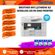 Brother MFC-J2740DW (Replacement model of MFC-J2730DW) A3 Wireless Printer - Print/Scan/Copy/Duplex/