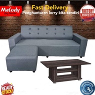 3 SEATER L-SHAPE SOFA / Kerusi Ruang Tamu / Relax Sofa / SOFA SET