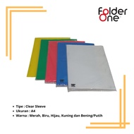 Folder L Carinex Clear Folder Folio Size F4 Color/ - PERLUSIN