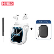 MINISO MS109 Headset Nirkabel Bluetooth Earphone AI Penerjemah Tws V6.0 In Ear Earphone