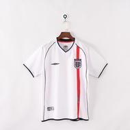 2002 England Home Retro Edition  Shirt Football Jersey   Shirt for  S-2XL