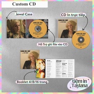 Custom CD - Custom white CD printed according to model or design as required (Supports file recordin