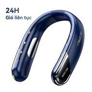 -CLUBLU- Quạt Đeo Cổ Mini CHOME N25 Tích Điện Không Cánh Dây Làm Mát Tức Thì LED Hiển Thị Pin Lớn Th