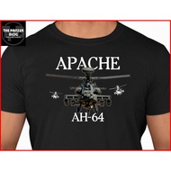 Apache AH64 Helicopter T-Shirt US Army Gift