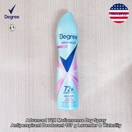 70% Sale!!! EXP.07/25 Degree® Advanced 72H Motionsense Dry Spray Antiperspirant Deodorant 107 g ดีกร
