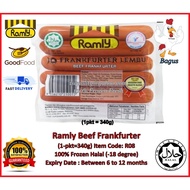 Ramly Beef Frankfurter (1pkt=340g) 100% Halal Fresh Frozen (-18 degree) R08