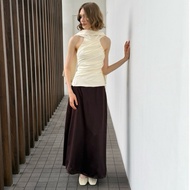 Nine Studio - Mali Skirt in Mahogany