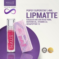 HAUS Cosmetics Waterproof Lipmatte Popsy Superstay Matte Lipstick Makeup Lipstik