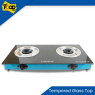 gas stove double burner Double Burner Stove Glass Top Tempered Gas Stove UNION GGS-275G
