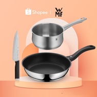 [3.3 Brand Box] WMF Non-Stick Frying Pan, 24cm + Brilliant Saucepan, 16cm + Kineo Chef’s Knife, 20cm
