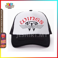 JESHIRT Wings Rock Band Trucker Baseball Snapback Cap Adjustment Plastic Snap Topi