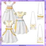  Kpop Demon Hunters Cosplay Costume RUMI ZOEY MIRA Skirt Outfit Black/White KPOP Stage Performance O