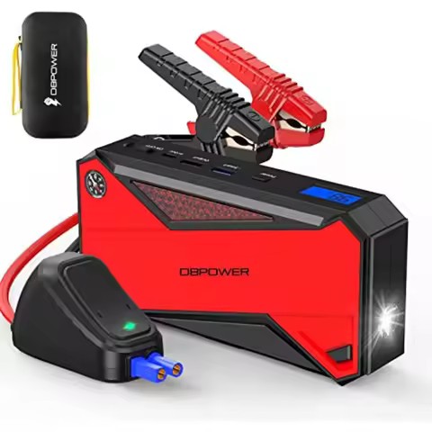 Peak 1600A 18000mAh Portable Car Jump Starter up to 7.2 Gas 5.5L Diesel Engines Battery Booster with