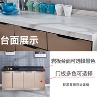Slot Kitchen Cabinet Stainless Steel Stove Cabinet Integrated Simple Kitchen Cabinet Sink Cabinet Ma