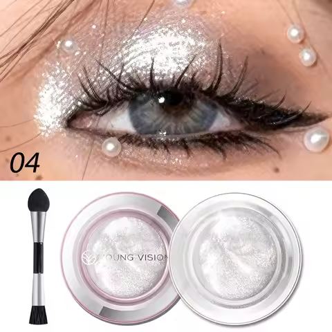 1pcs highlighter liquid eye shadow, waterproof, non-greasy, long-lasting highlight & smoky eye shado