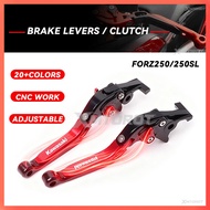 For KAWASAKI Z250 / Z250SL Z300 Z400 Clutch Brake Lever Folding Adjustable Handle Levers Accessories
