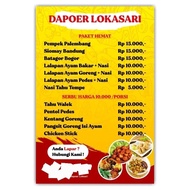 Printing MENU (FREE DESIGN)