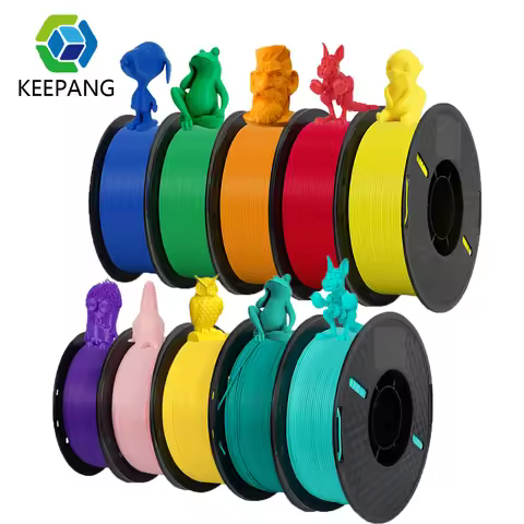 KEEPANG PLA/HS-PLA/PLA Matte/PLA Pro Filament 5KG PLA 3D Filament 1.75mm 1KG/Roll (2.2lbs) Neatly Wo