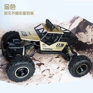 รถบังคับวิทยุ Remote Control RC Cars Rock Crawler Monster Truck Kids Toys สามารถชาร์จแบตได้