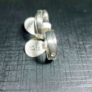 Silver Shawl Titanium Ring