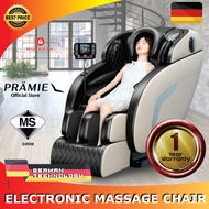 Prämie™ Electronic Massage Chair Full body touch screen display Remote control Kerusi urut badan rumah Healthy